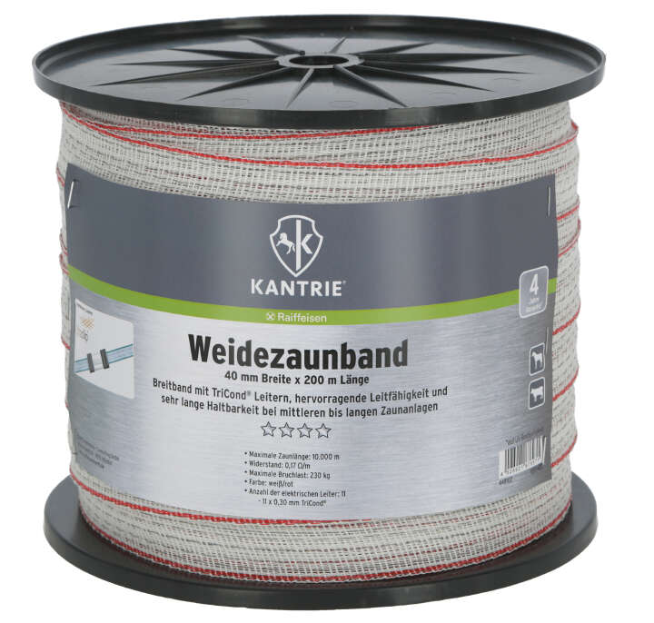 KANTRIE Weidezaunband für mittlere Zaunanlagen